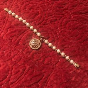 14K gold charm bracelet